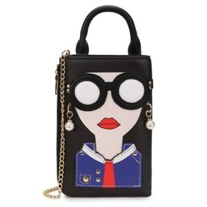 Novelty Lady 3D Face Crossbody/box bag